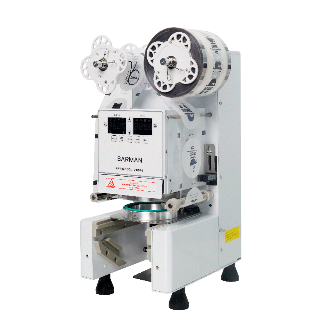 MÁY DẬP NẮP CỐC TỰ ĐỘNG BARMAN B - 95MM
